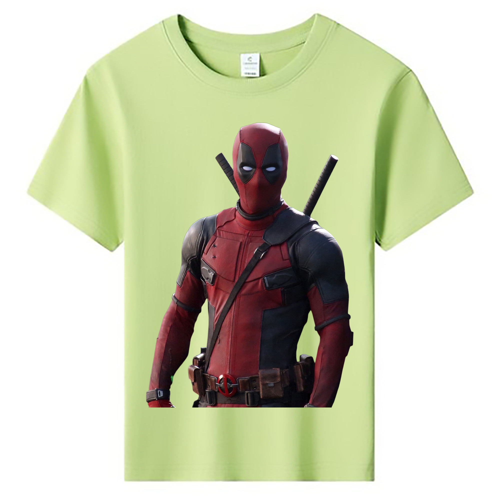 （画像用） Deadpool デッドプール 綿100％キッズTシャツ（フロントプリント）